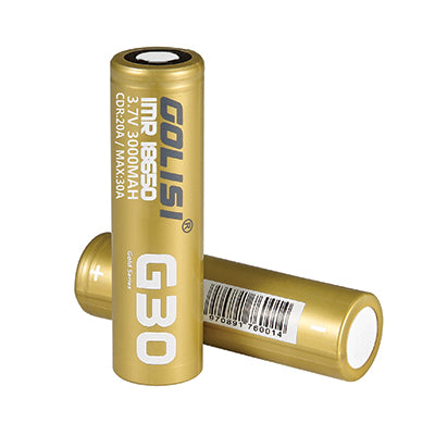Golisi Golden 18650 G30 Batteries (2-Pack): Reliable Power for Your Devices