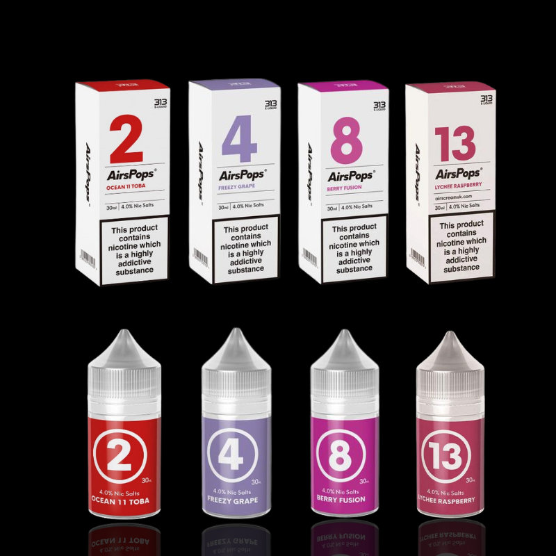 Airscream 40mg 30ml Nic Salt Smokey Joe Airscream 40mg 30ml Nic Salt Smokey Joe