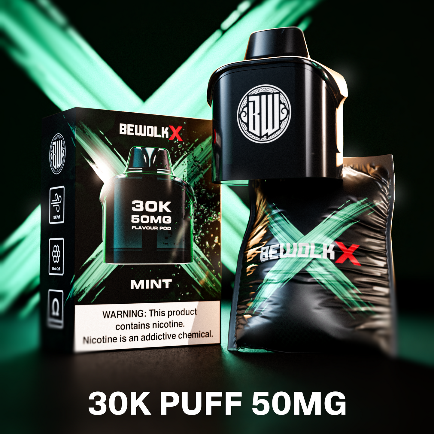 BEWOLK X 30K REPLACEMENT PODS