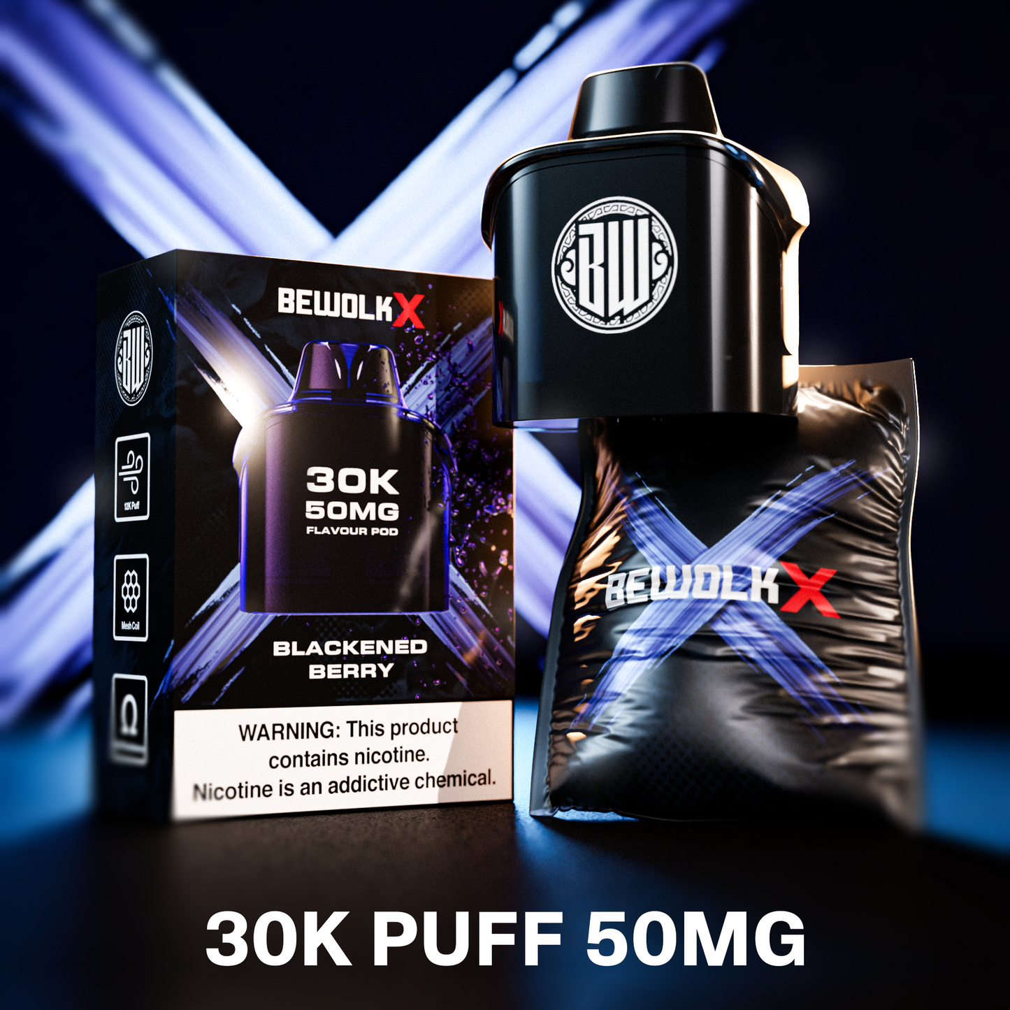 BEWOLK X 30K REPLACEMENT PODS