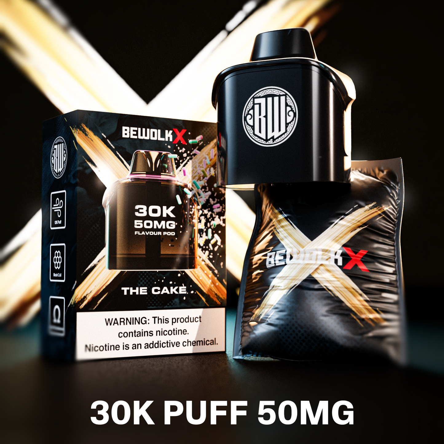 BEWOLK X 30K REPLACEMENT PODS