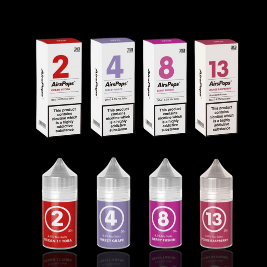 Airscream 40mg 30ml nic salts : A Burst of Flavor in Every Puff