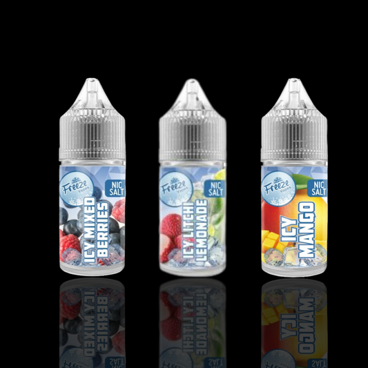 FreezeVape Nic Salts Series: Icy Fruit Blends with a Twist